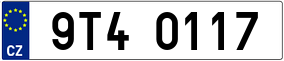 Truck License Plate